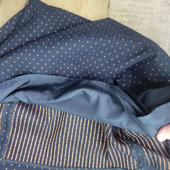 Beautiful navy pencil fit dress with front pockets - XL Dex Suit Shop - Picture 5 of 8